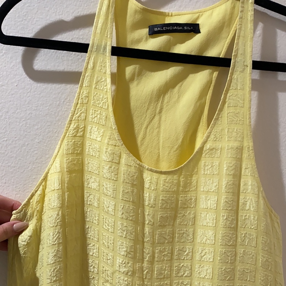 Balenciaga Silk mini tunic dress
